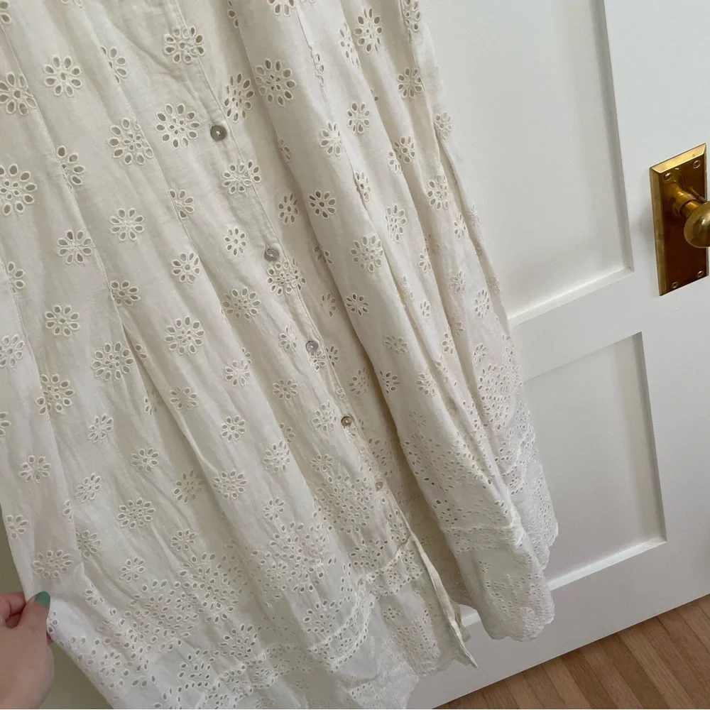 Loveshackfancy Ivory Eyelet Maxi Dress - Picture 4 of 9